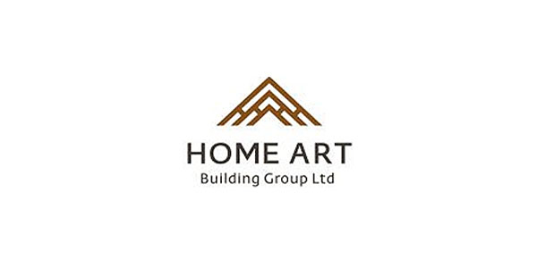 Mẫu thiết kế logo xây dựng của công ty Home-Art-Building-Group-LTD