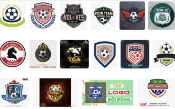 thiết kế logo bóng đá phủi